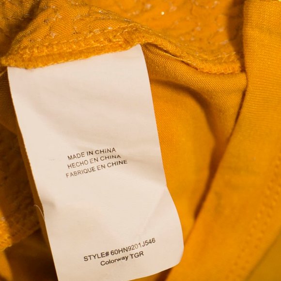 2b bebe yellow mustard / orange sequin tank top - size XS - Picture 4 of 6